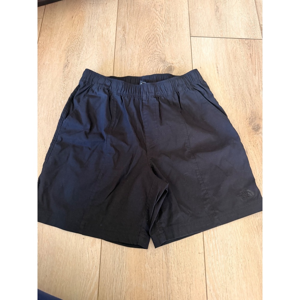 The North Face Mens Class V Water Shorts Black Elastic Waist Small #96